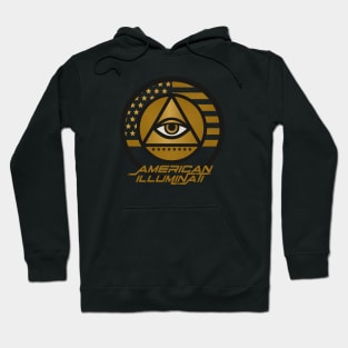 America Illuminati Gold Edition Hoodie